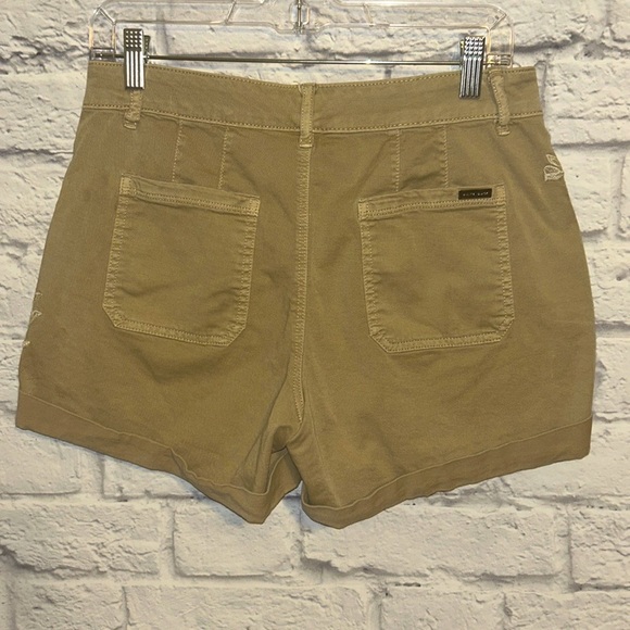 White House Black Market Pret A Play Embroidered Tan Shorts - Picture 4 of 7
